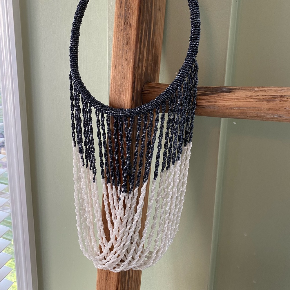 Beaded Bib Necklace